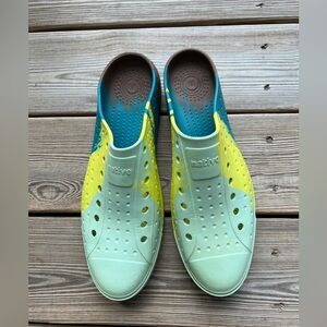 Native Shoes Men’s Jefferson Clog Pickle Patina Marble Sz 12